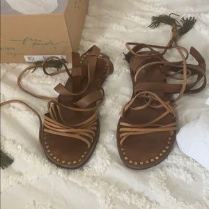 New Free People Gladiator Sandal- Size 8